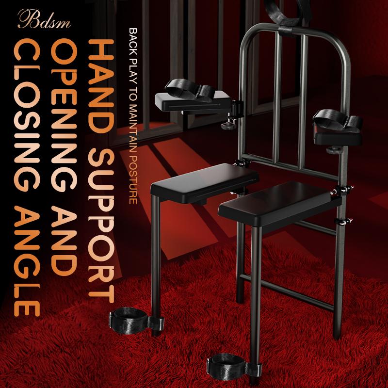 Adult's BDSM Chair Erotic Slave Sex Torture Sex Bondage Household Fixture Handcuffs Sex Furniture