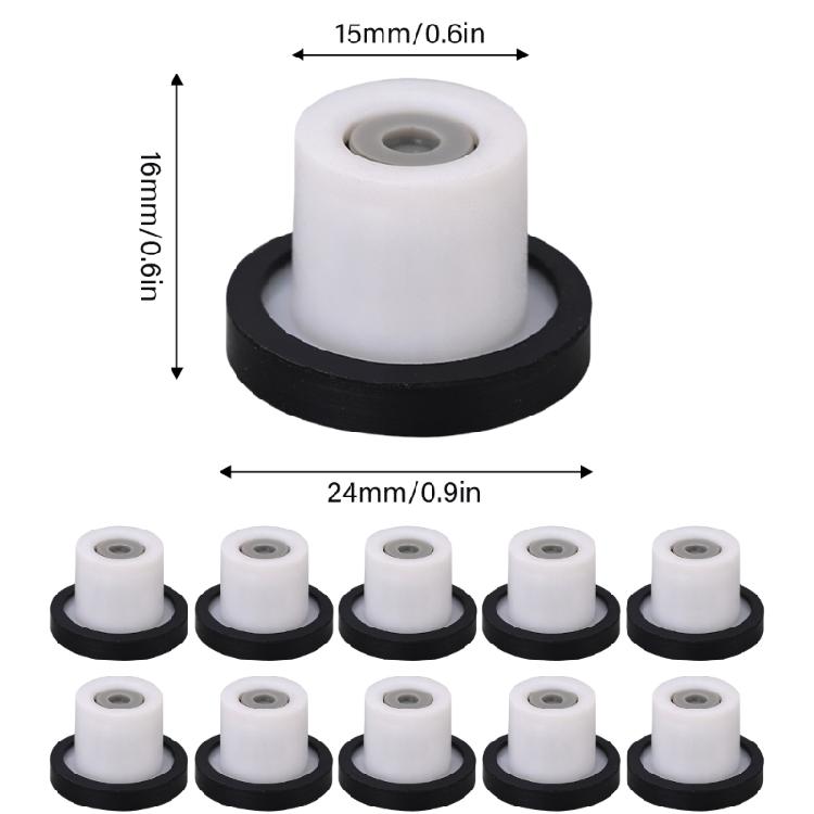 10Pcs Spring NonReturn Valves Spool Inner Plug Spool Plastic Check Valves Water Treatments NonReturn Valves Easy To Use
