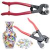 8 Inch Glass Tile Nippers with Soft Rubber Handle Heavy Duty Wheeled Glass Mosaic Nipper Ceramic Tile Nipper Mosaic Tools