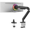 MOUNTUP Monitor Supports Single 15kg Weight Heavy Height Angle Monitor Clamp Grommet VESA Arm, MU3215-07, 42-inch Displays, Arm, Large, Capacity,