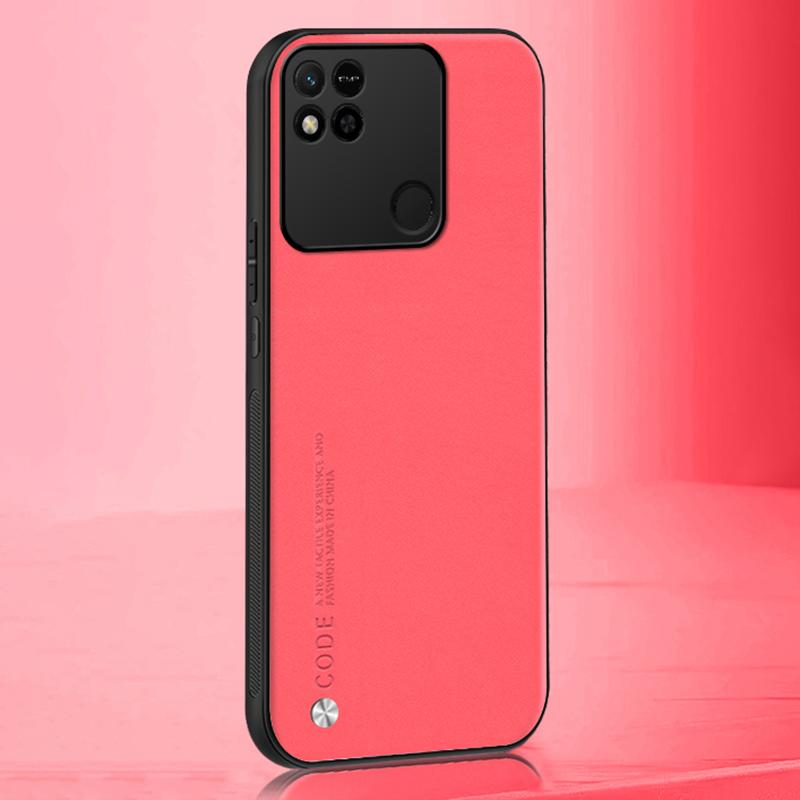 Lüks Deri telefon kılıfı Xiaomi Redmi Için 10 10A 10C Mat Kapak Silikon Koruma Kılıfı Redmi 9 9A 9C NFC 9T Coque