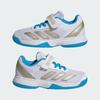 adidas Courtflash Hook-and-Loop Tennis Shoes Kids JP6686 Kids' Performance Sports Shoes Cloud White / Cyber Metallic / Lucid Aquamarine