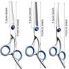 5 In 1 Dog Grooming Scissors Kit for Grooming with Safety Round Tips Stainless Steel Thinning Shears Dog Pet Cat Shears