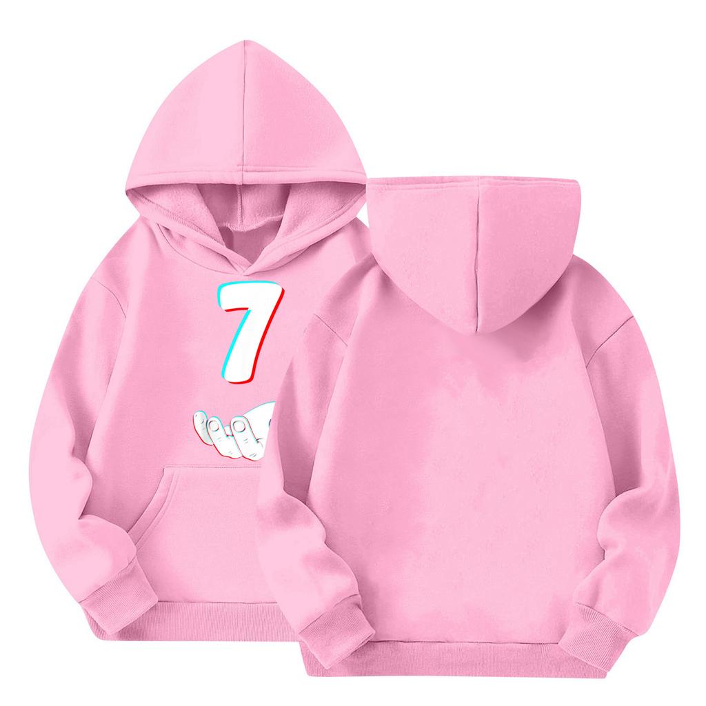 Cute Hoodies For Teen Children Trendy Preppy Hooded Sweatshirts Oversized Long Sleeve Shirts Clothes For Children