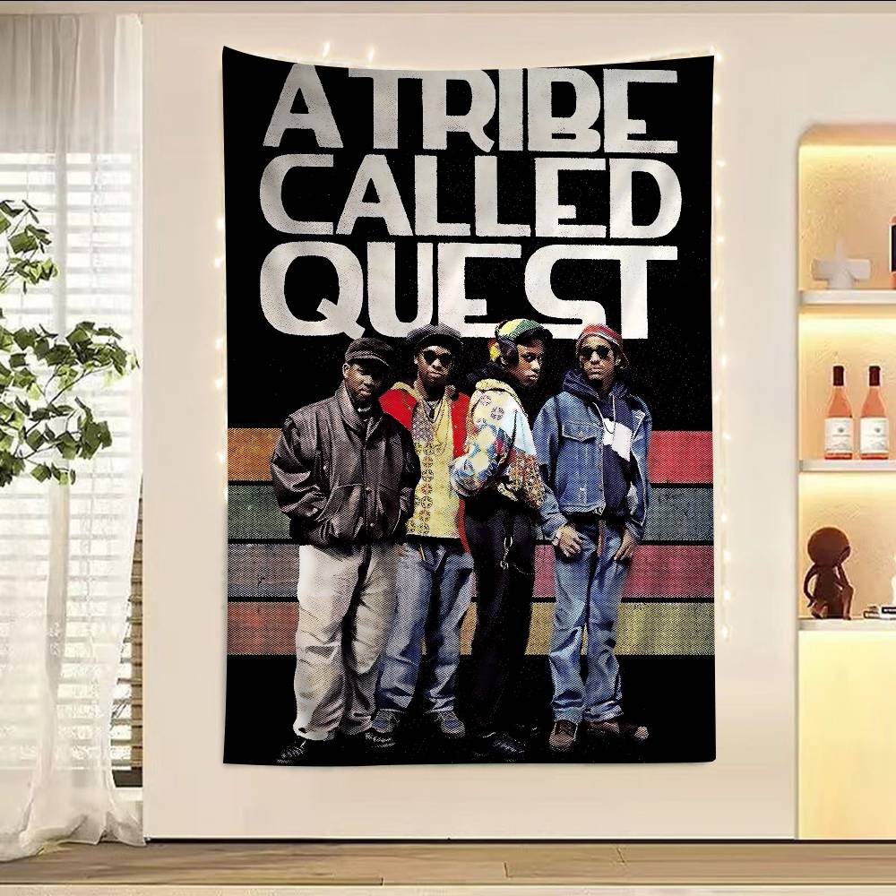Pop Band A TTribe Called Quest DIY Wall Tapestry Hanging Tarot Hippie Wall Rugs Dorm Home Decor