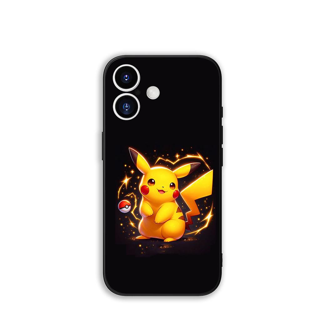 Phone Cover P-Pokemons GO Charmander P-Pikachus for Apple iPhone 16 15 14 Plus 13 12 Mini 17 Pro Max + ProMax 16E Air 15+ Case