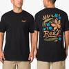 Men's T-shirt Reef Brand Print Casual Pure Cotton Oversized Y2k Tops Women's Short Sleeve Crew Neck Tee Comfortable Vacation Top