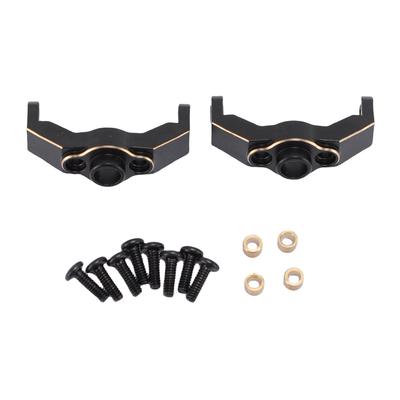 1 Pair Caster Blocks C Hubs for 1 18 RC Crawler Rear Axle Brass Counterweight Upgrades Parts