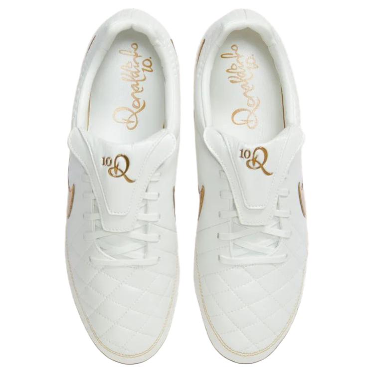 Nike Tiempo Legend SE FG Hauch von Gold Unisex Sneaker Weiß Metallic-Summit-Weiß-Metallic-Gold-Münze IF4388-100