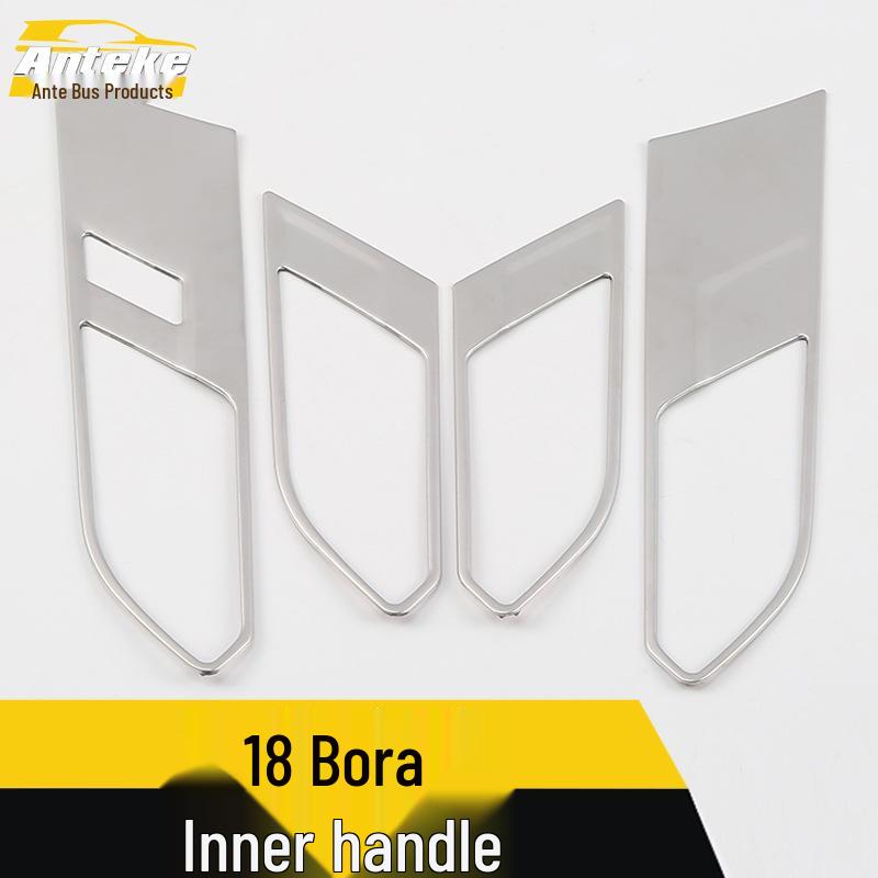18 Bora Interior Handle Decoration Frame: Door Handshake Buckle & Armrest Bright Patch Accessories