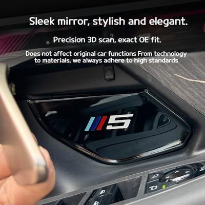 Para BMW X5 X3 Série 3 5 i3 i5 G05 G45 G20 G60 2019-2025 Maçaneta Interna do Carro Cúpula da Porta Película Protetora Acessórios Interiores