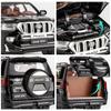 Model auta Toyota Prado v měřítku 1/24, stahovací auto ze zinkové slitiny se zvukem a světlem pro děti, chlapec, dívka dárek