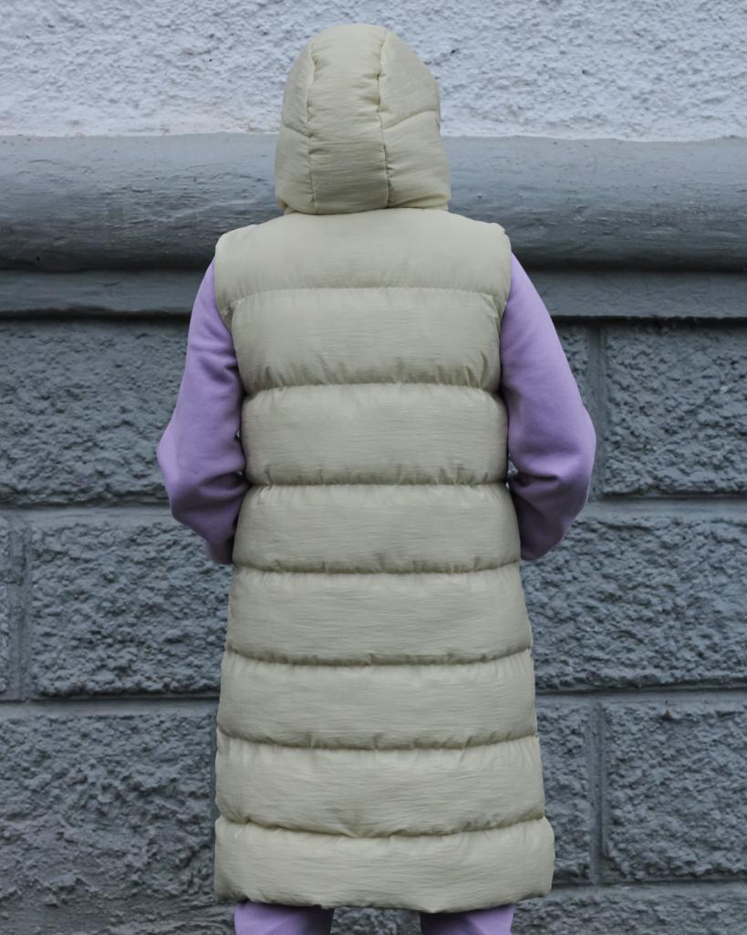 Women's Beige Vest Safari 22410
