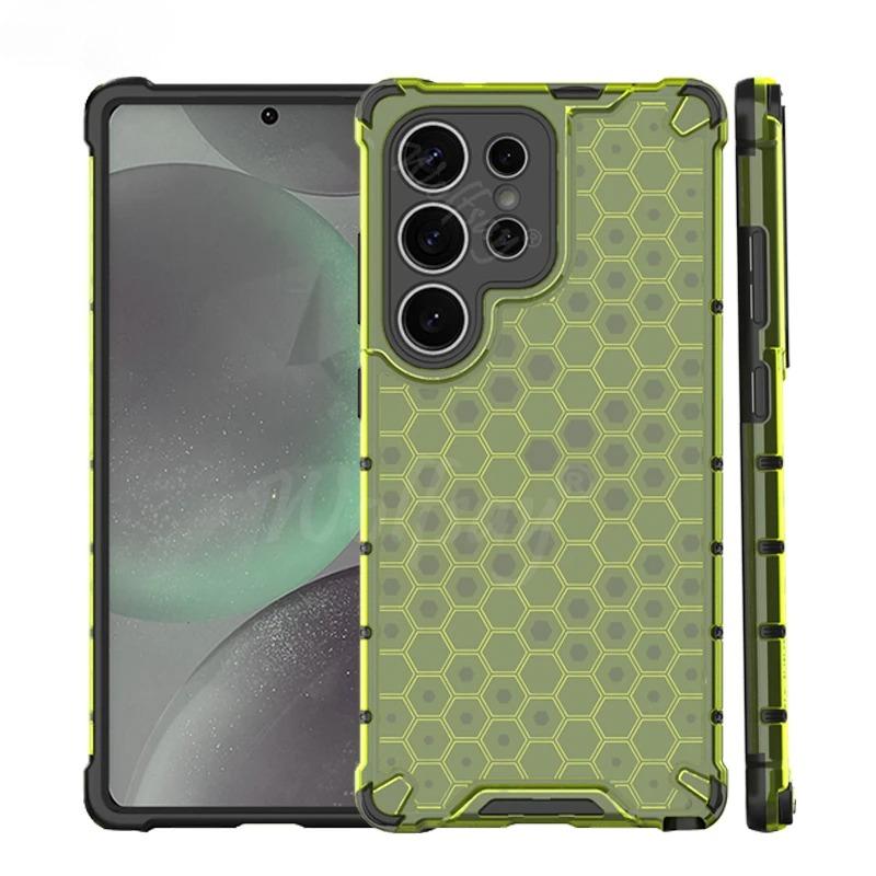 Shockproof Transparent Case For Samsung Galaxy S25 Ultra Honeycomb Armor Case Samsung S25 Ultra Cover For Samsung S25 Ultra Case