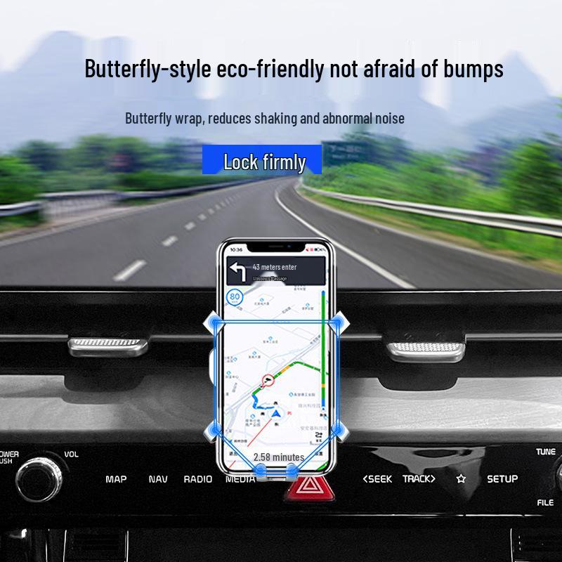 Kia 21 KAHUA Wireless Charging Car Phone Holder
