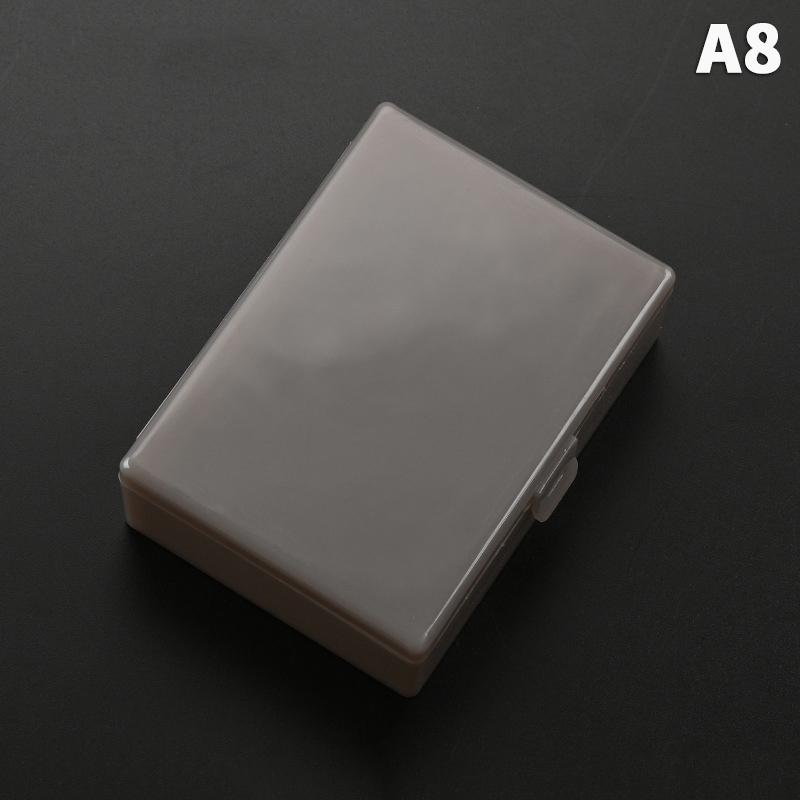 

Transparent Plastic Poker Storage Box Pocards Small Card Storage Box Desk Organizer Box Classification Box Stationery