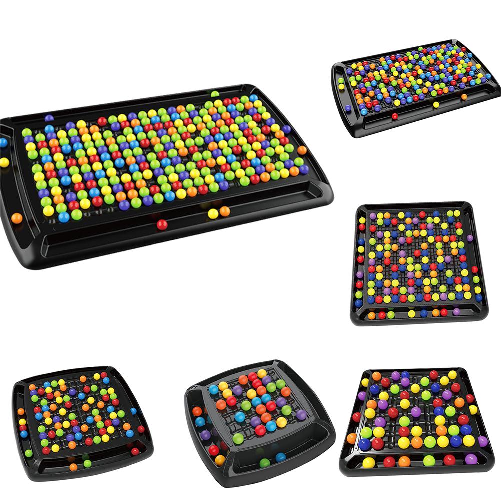 Rainbow Board Games For Kids Puzzle Magic Chess Board Game Color Matching Elimination Game Toy Set For Gifts