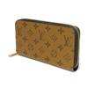 Used 12564 Zippy Wallet M82444 7940 Current LV Logo New Model Black Zip Around RFID Monogram Reverse Brown Unisex from