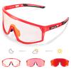 Kapvoe Photochromic Cycling Glasses UV400 MTB Clear Mountain Bike Transition Bicycle Sunglasses for Men Women Sports Eyewear