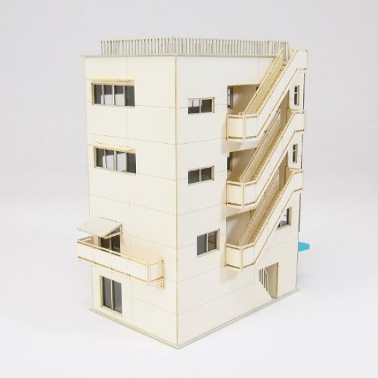 Sankei Diorama Series Edifício C Paper Craft 1/150 MP03-90