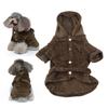 Pet Bathrobe Warm Flannel Quick Drying Dog Hooded Bath Towel with Hood for Puppy Small Dogs CatsXL