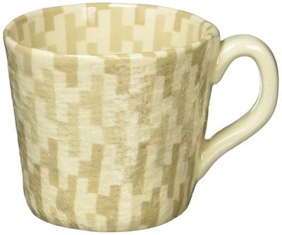 Rikizo Mug Kneaded Tetris Beige Diameter 8 X Width 11 X Height 8cm Made In Japan R-937297
