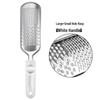 Stainless Steel Foot Exfoliation Tool - File, Brush, Grinder, Stone, and Scrubber Combo.