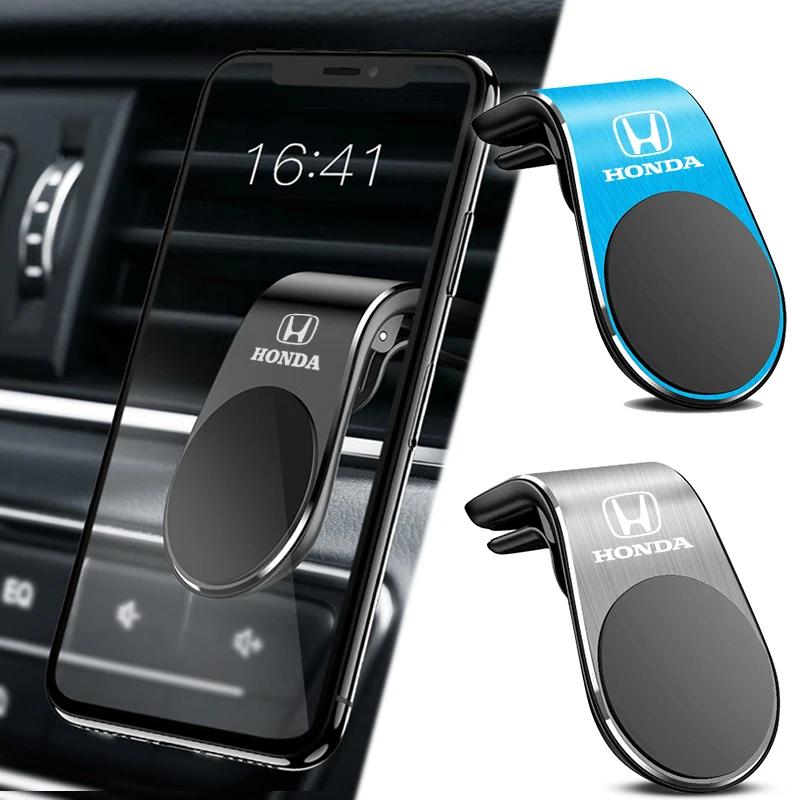 Magnetic car phone holder ventilation clip GPS smartphone holder for Honda Odyssey Civic XR-V HR-V City Accord Jazz