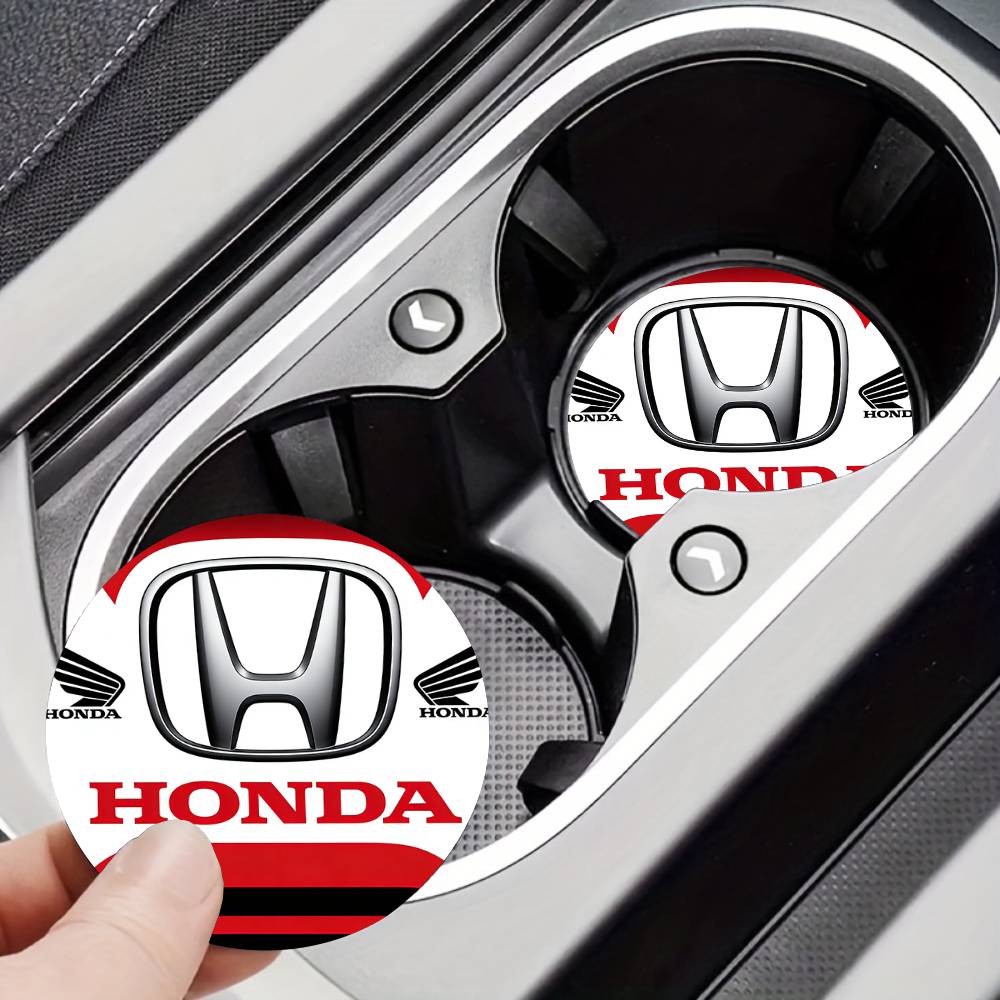 For Honda New Car Cup Holder Anti-Slip Silicone 7cm Insert Coaster Mat Universal Car Accessories Black Fit LG Most Cars