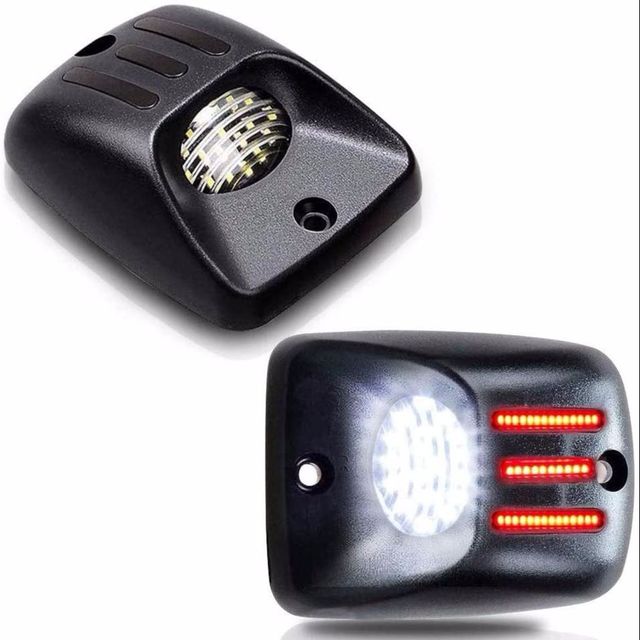 2x Canbus LED Bulb Anti-Hyperflash Car Number Backlight Lamp License Plate Light Led For Toyota Tacoma 1995-2004  Red OLED Tube 2 Pieces