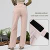 Water-Repellent Durable Outdoor Micro-Flare Pants with Autumn/Winter Velvet Warmth