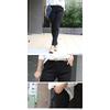 wc-0129 [Jungle Jalopy] skinny stretch pants large size ladies denim waist elastic bottom commute Commuting to school office casual beautiful legs