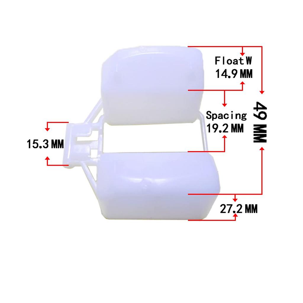 2 Set CB125TD Carburetor Repair Kit Suitable for Honda Super Dream HG125-3A CB-125T CBT-125 Carburetor with 1982-1988 Plunger Assembly