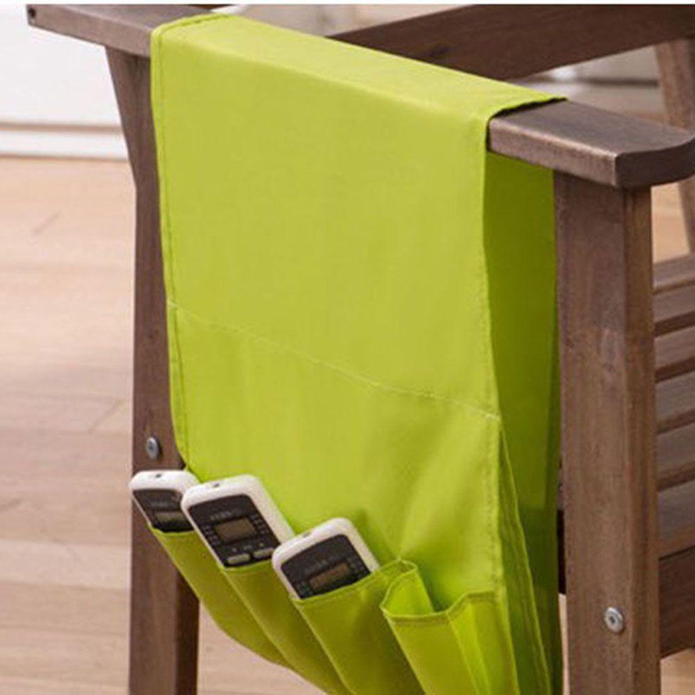 Over Armchair Hanging 4 Pockets Remote Control Holder Organizer Pouch Storage Bag Holder