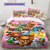 Super Mario Cartoon Game Bedding 3 Piece Set Soft Breathable Duvet Cover & Pillowcases Children Bedroom Home Decor