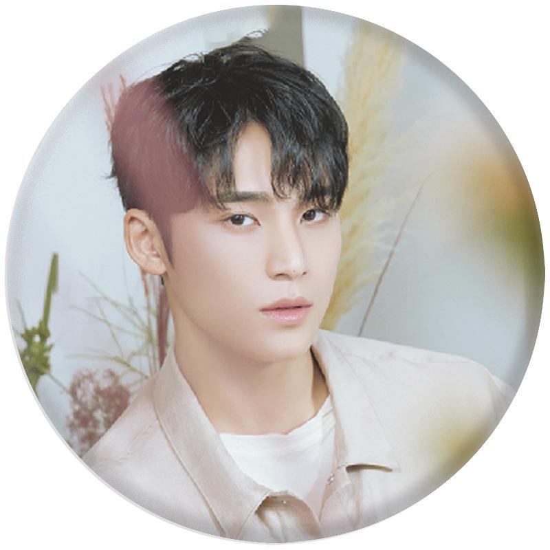 SVT China Всплывающий жестяной брелок-зеркальце Значок-подвеска Badge