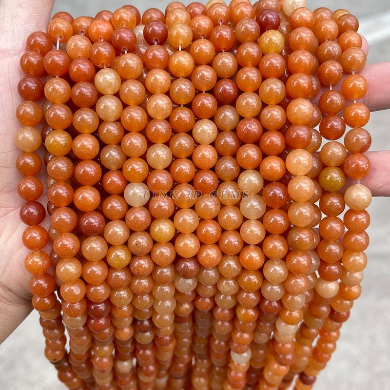Natural Stone Sea Blue Chalcedony Beads Round Loose Spacer 6 8 10mm Pick Size For Jewelry Making Necklace Bracelet Accessory