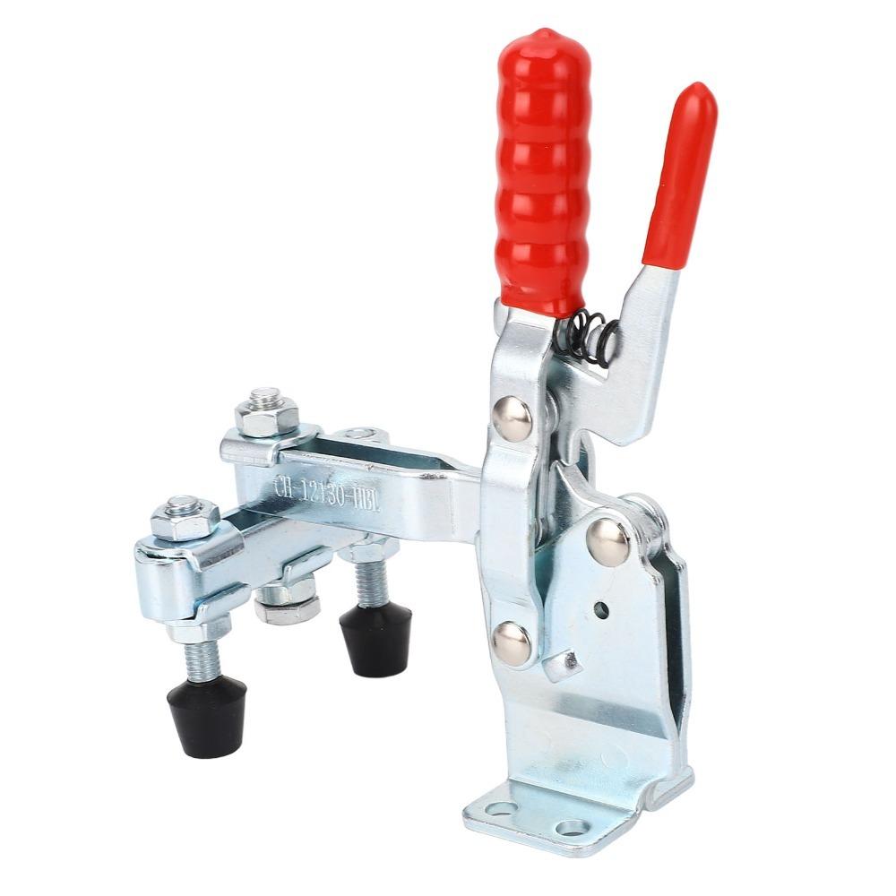 Dual Handle Vertical Toggle Clamp 227kg Clamping Force Hold Down Clamp Heavy Duty Clamp Carpentry