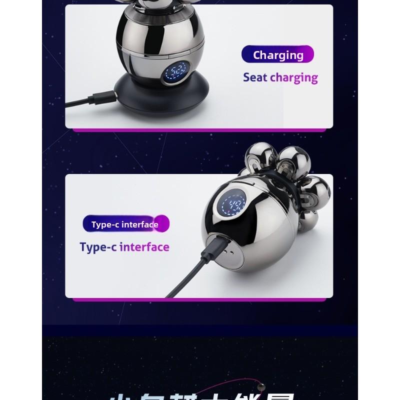 Men's Electric Shaving Kit - Intelligent Seven-blade Electric Shaver for Shaving Facial Hair, Perfect for Clean-shaven Heads At Home.