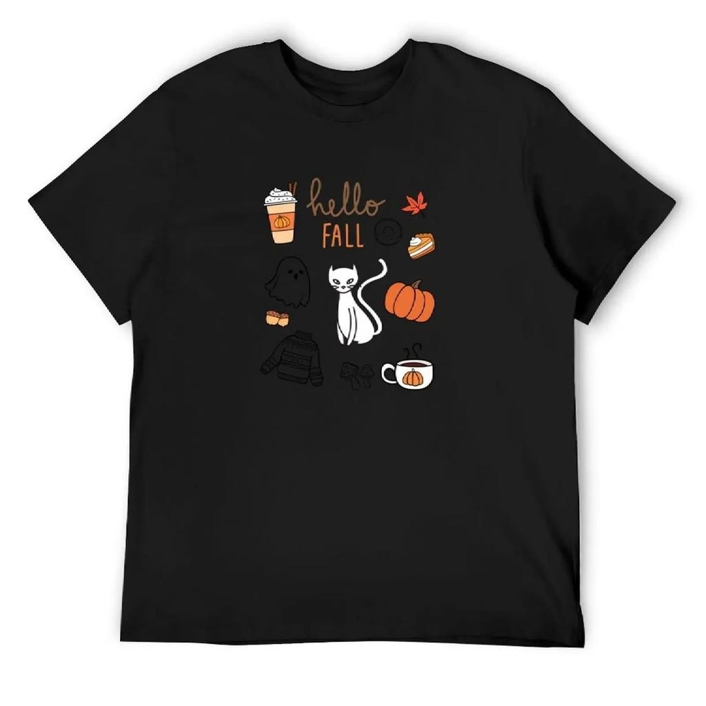 Autumn Vibes T-Shirt oversized tops men tshirt
