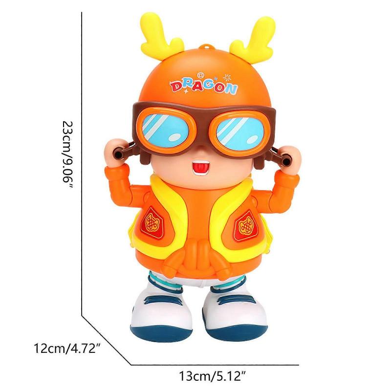 Walking Dancing Robot Toy for Kids,Dancing Little Boy Doll Toddlers Bosys Girls Fun Toy Figure Interactive Toys