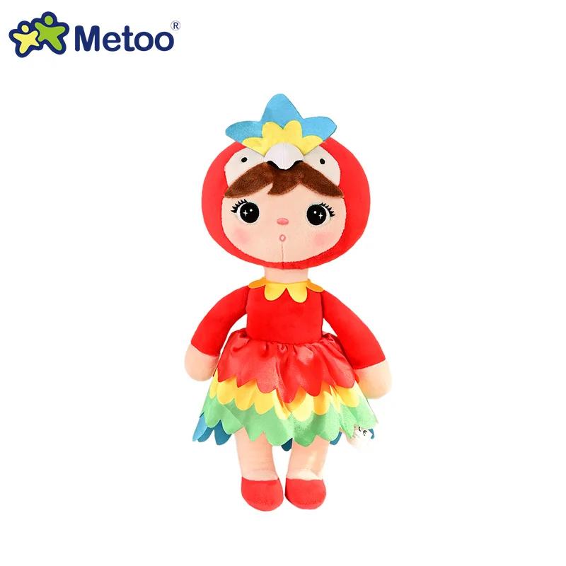 Non-Toxic Metoo Plush Doll Rave Party Fashion Pink Black Naughty Panther Color Doll Parrot Soft Safe With Sleeping Doll Birthday Gifts