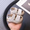 Toddler Girls Sandals Summer Kids Anti-kick Solid Color Sandals for Boy Fashion Causal Children's Non-slip Walking Beach Shoes