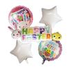 1/5 Stück Osterballons Partyzubehör Niedlicher Hase Osterballons Frühlingsthema Osterhase Geburtstagsfeier Dekoration