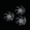 Transparent Mini Fan Blade 6 Blades Plastic Wind Wheel 2/4/10Pcs Replacement Accessories for Handheld Small Fan DIY