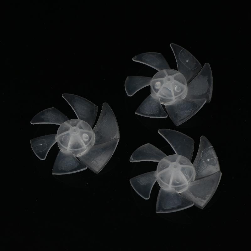 Transparent Mini Fan Blade 6 Blades Plastic Wind Wheel 2/4/10Pcs Replacement Accessories for Handheld Small Fan DIY