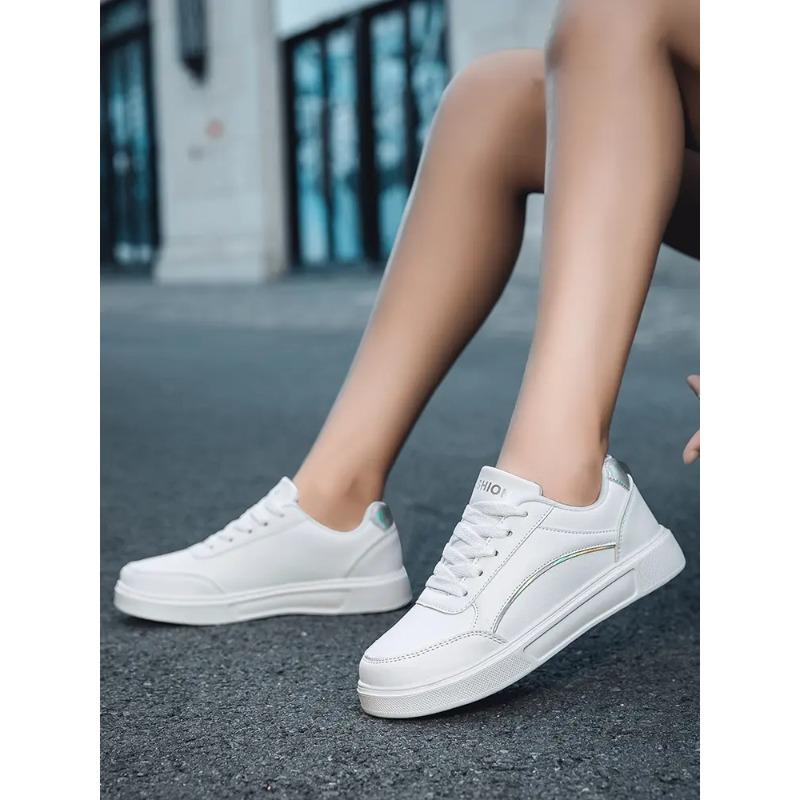 Fashion Fashion Women Casual White Shoes Breathable Spring Trend Versatile Board Shoes Women Platform Lightweight Casual Jogging Sports