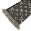 Louis Vuitton M72242 Echarpes Logo Mania Scarf Wool Verone Gray