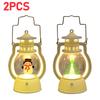 Christmas Portable Lantern Battery Operated Santa Claus Snowman Oil Lamp with Handle Xmas New Year Gifts for Table Decoration
