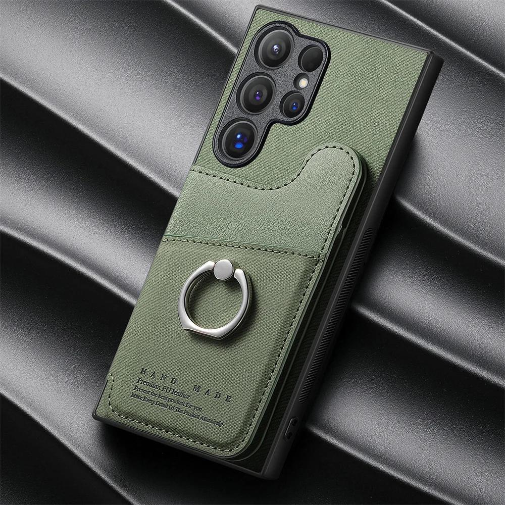 RFID-blockierende magnetische Handyhülle für Samsung S25 Ultra S24 S22 Plus S23 FE A16 A26 A36 A56 A55 5G Brieftasche mit Kartenhalter